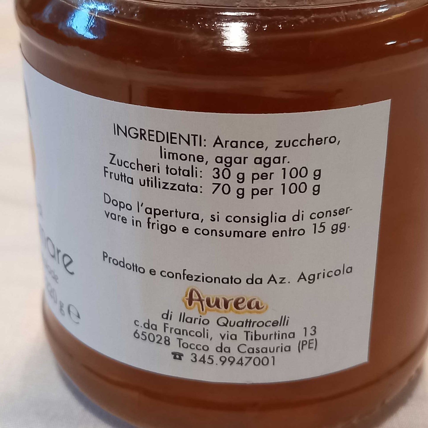 Marmellata di Arance Amare (220g)