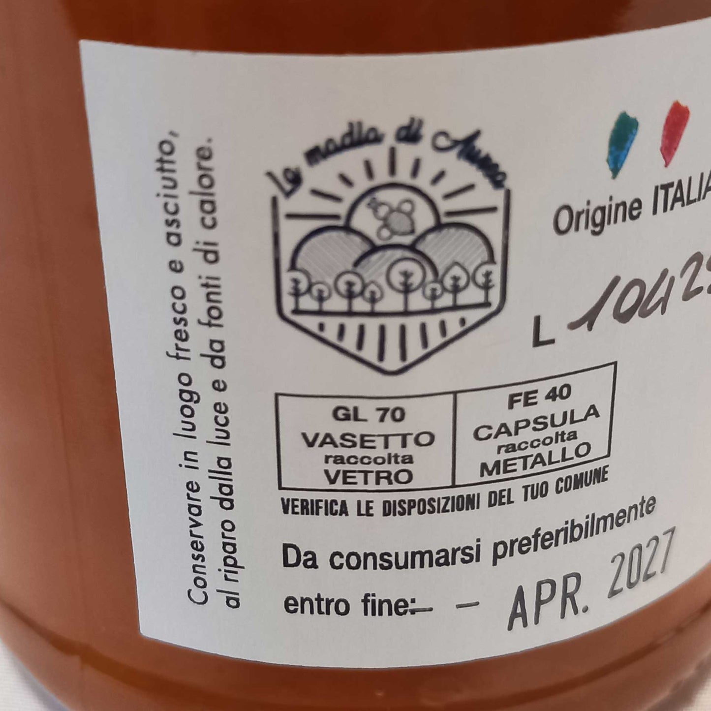Marmellata di Arance Amare (220g)